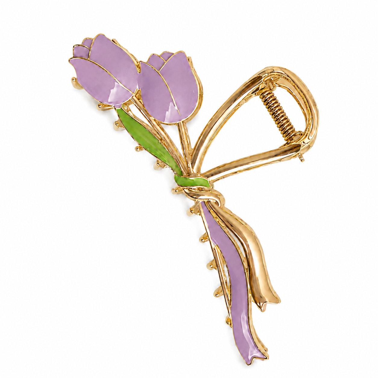 Lilac Blossom Hair Clip