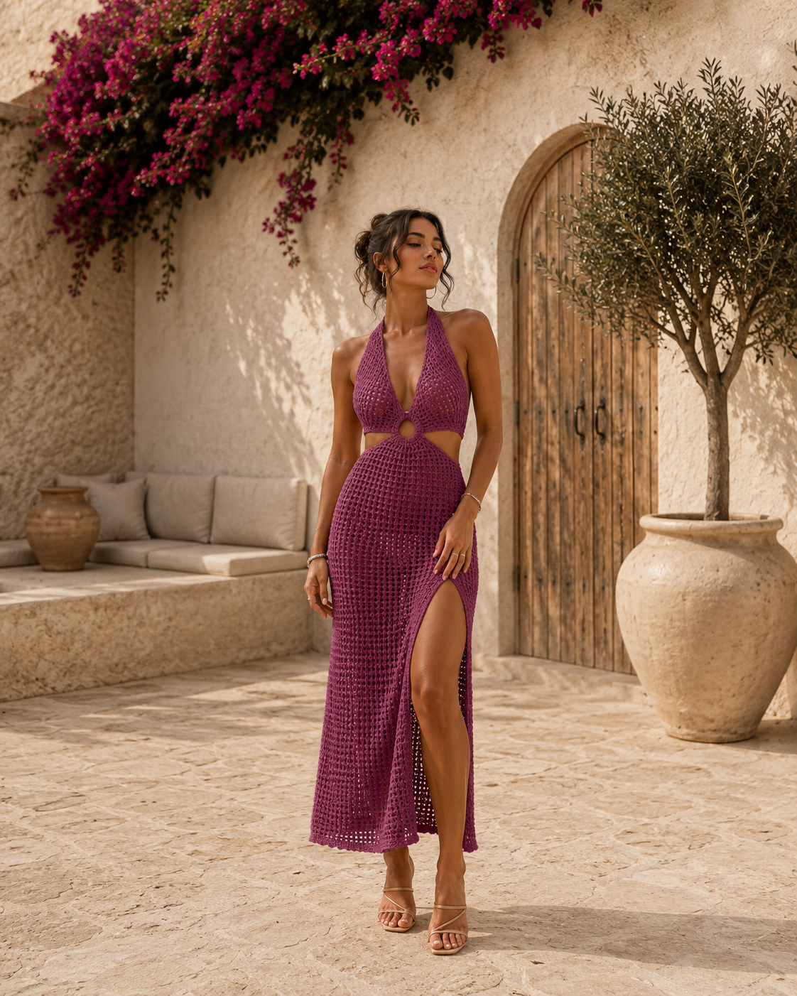 Crochet Halter Dress