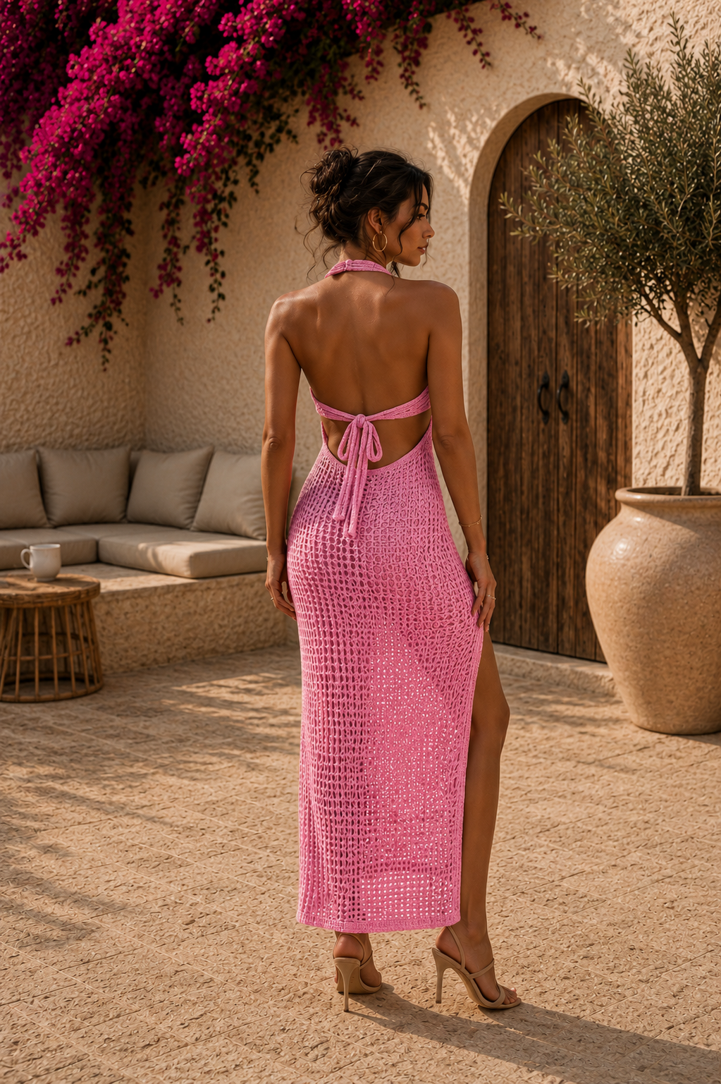 Crochet Halter Dress