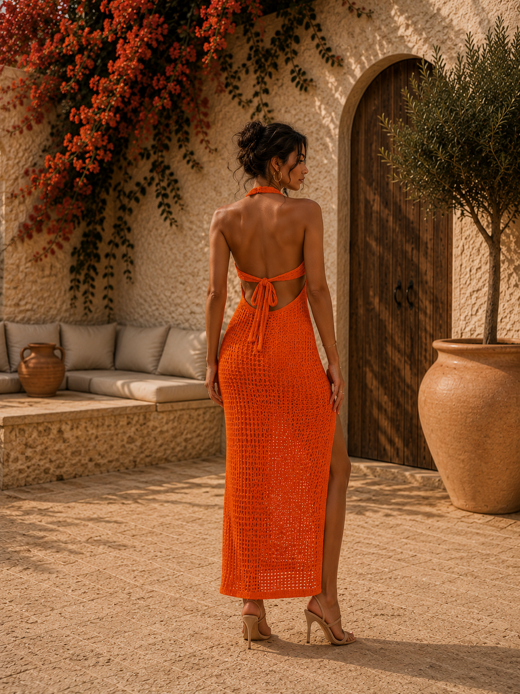 Crochet Halter Dress