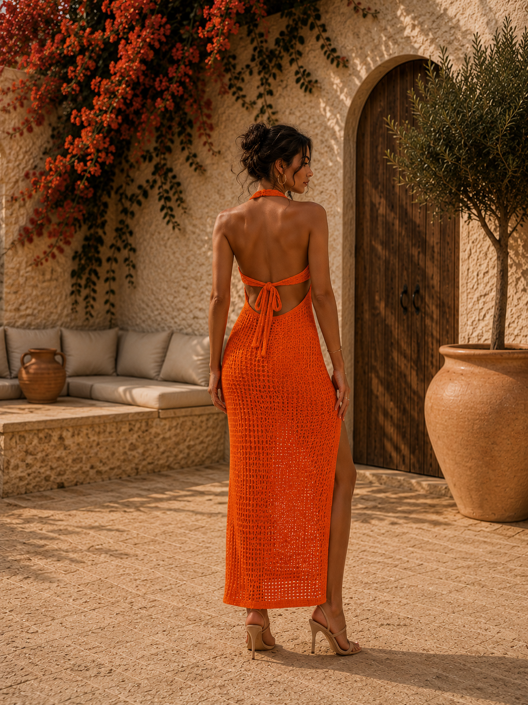 Crochet Halter Dress